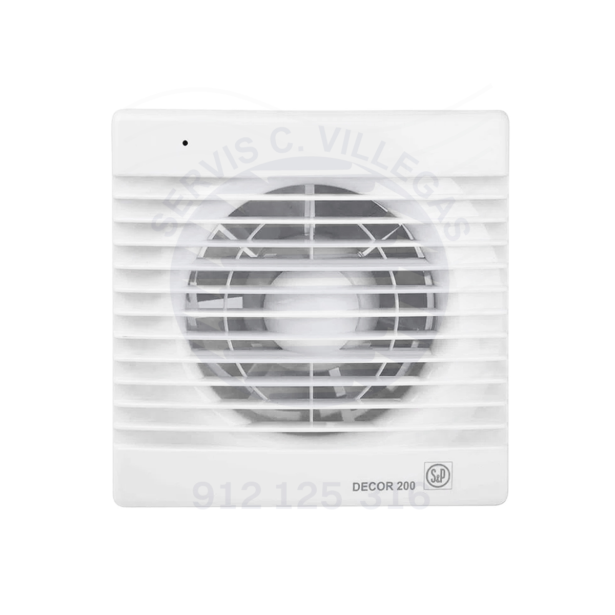 EXTRACTOR RENOVADOR DE AIRE DECOR - 200 SS.HH, 185M3/H, S&P