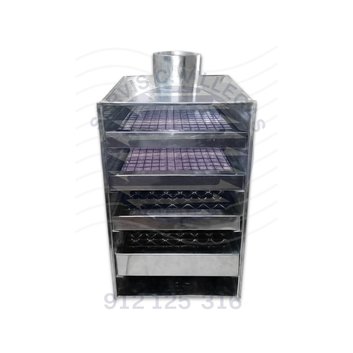 CAJA PORTAFILTROS GALVANIZADO