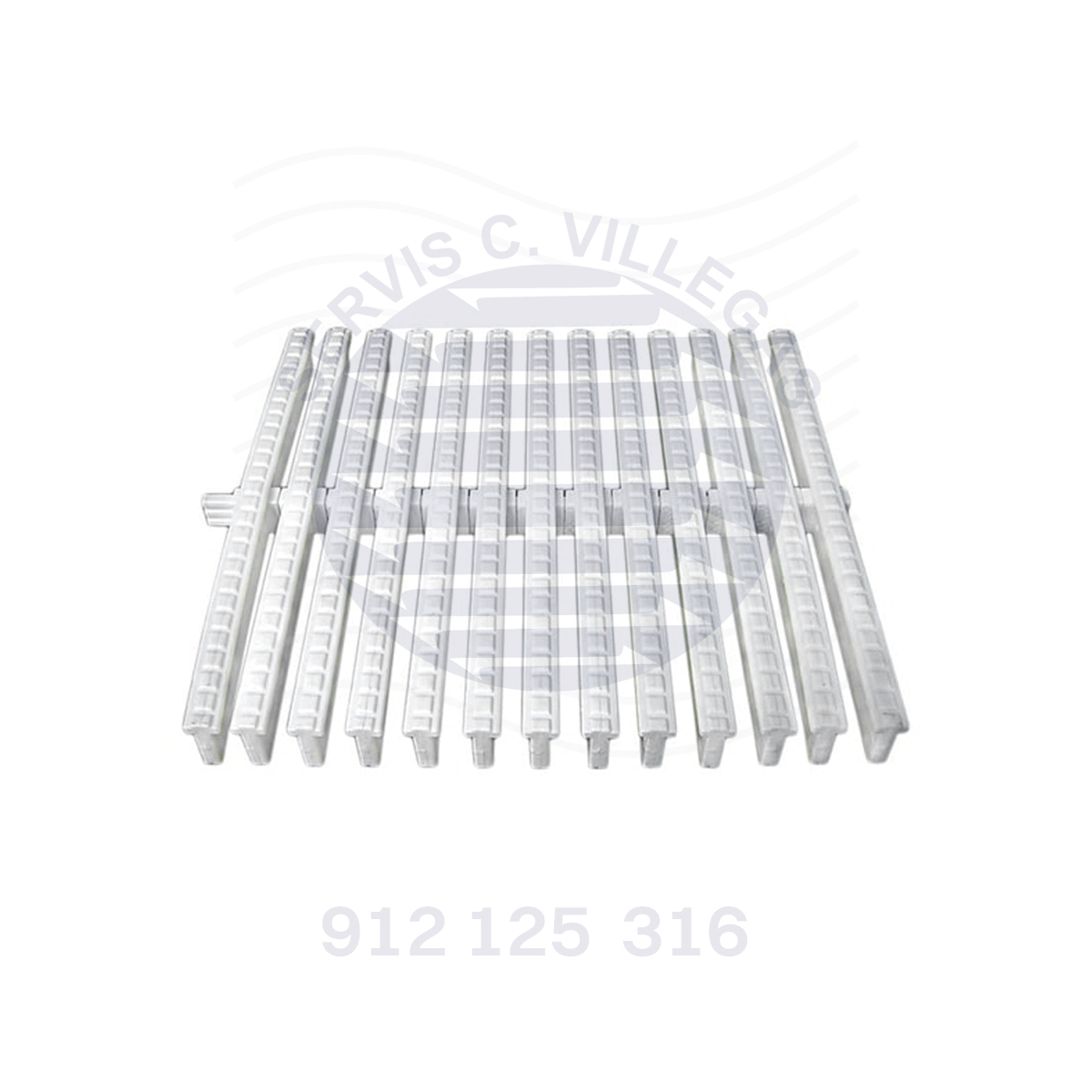 REJILLA PERIMETRAL PARA PISCINA DE POLIETILENO, 100 X 29.5 CM