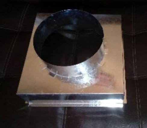 ACOPLE PARA DUCTO FLEXIBLE O REDUCCIÓN 30×30cm, aro de 8
