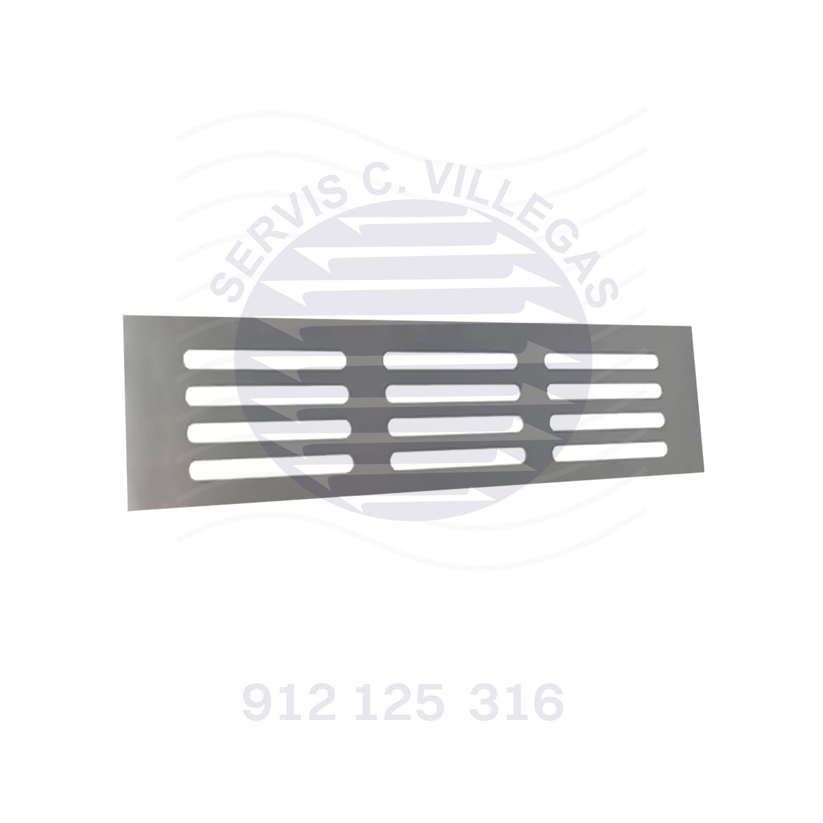REJILLA PARA HORNO EMPOTRADO DE ALUMINIO, 24 X 5 CM