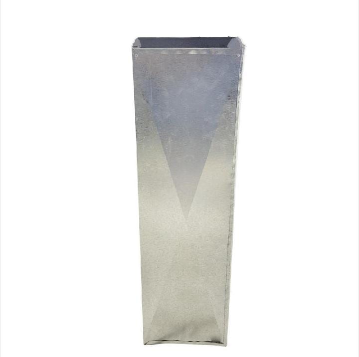 Ducto cuadrado material galvanizado 16x16