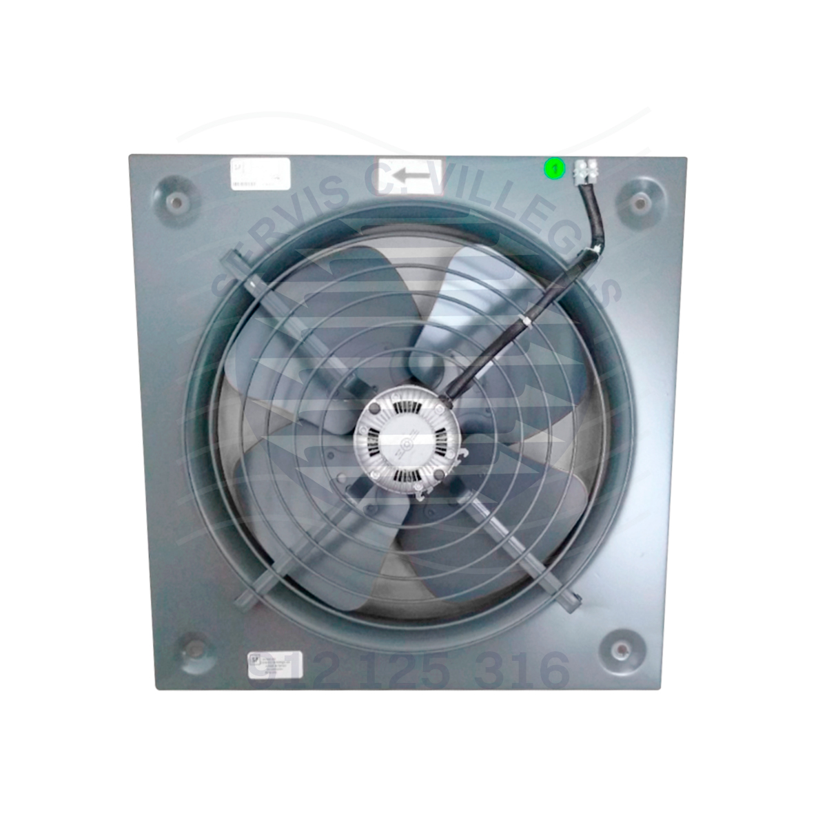 EXTRACTOR AXIAL RENOVADOR DE AIRE HXM - 350, 1888 M3/H, S&P