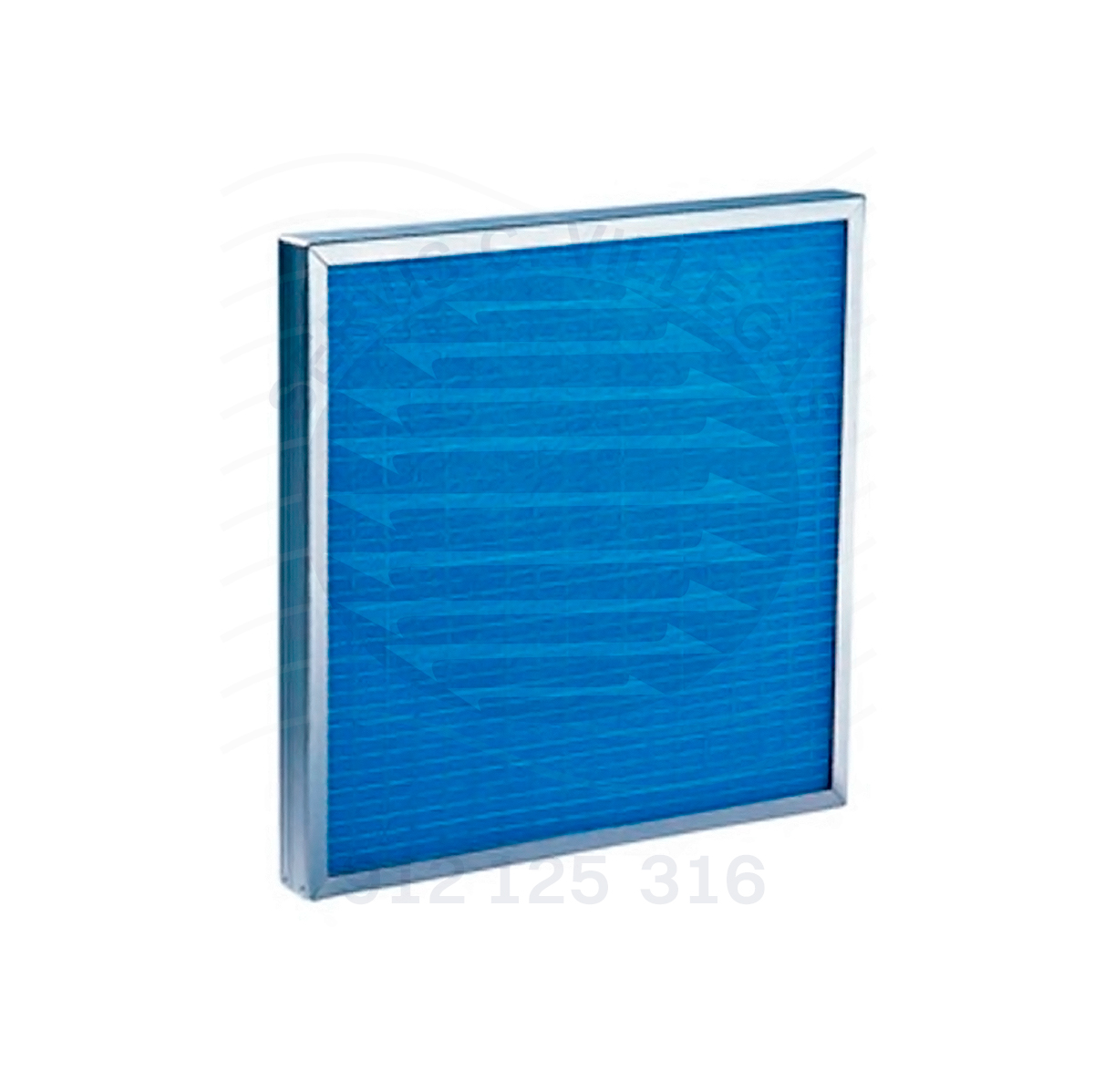 FILTRO COLOR AZUL SINTÉTICO, 30 X 30 CM X 2.5 CM